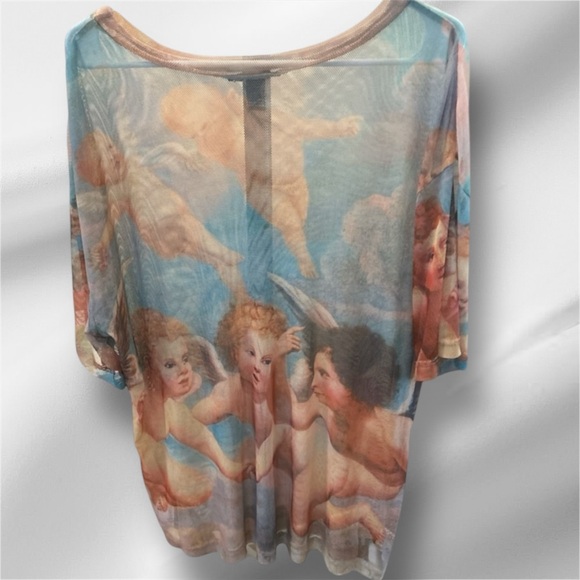 Forever21 Angels Mesh Top. NWOT Size L
P2P-25” - Picture 1 of 5